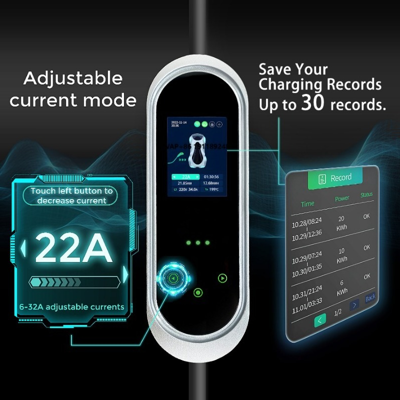 Portable Ev Charger - ポータブルEV充電器 GB/T 高品質電気自動車充電ステーション 32A 7.4kW EVSE