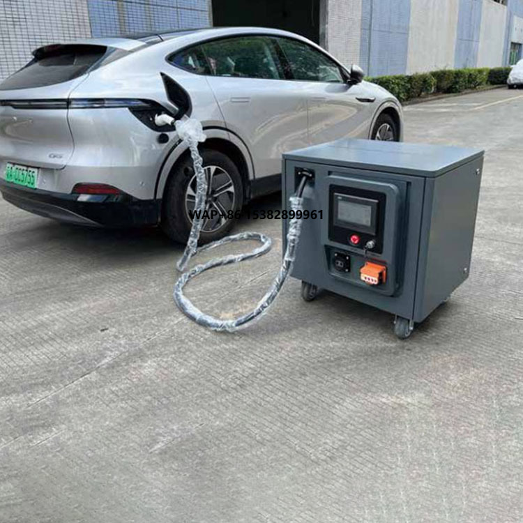Portable Ev Charger - BAITU 20KW単相ポータブルDC電気自動車充電器Lifepo4モバイルEV充電器（緊急時、産業用、商業用エネルギー向け）