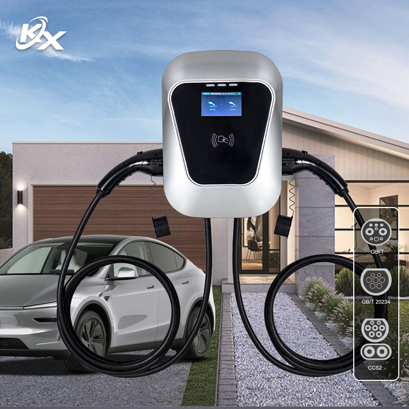 Home Ev Charger - 14kW デュアル壁掛け式EV充電器 タイプ1 タイプ2 GB/T IP54