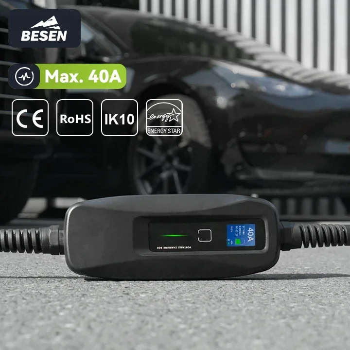 BESEN 8.8kW ポータブル タイプ1 EV充電器 単 - Portable Ev Charger のレビューと価格