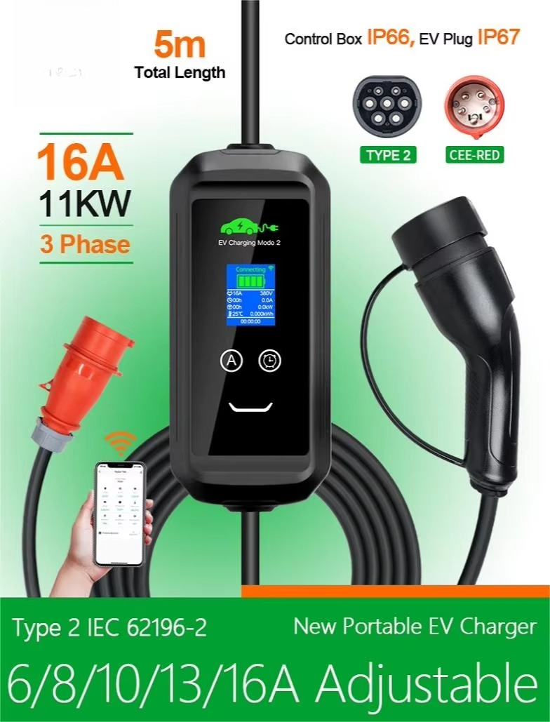 カスタムUSA ACポータブルEV充電器 J1772プラグ  - Ev Charging Pile のレビューと価格
