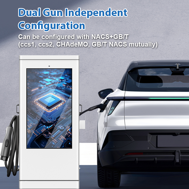 床置き型デュアル60kW DC急速充電器 CCS2 GBT  - Fast Ev Charger のレビューと価格