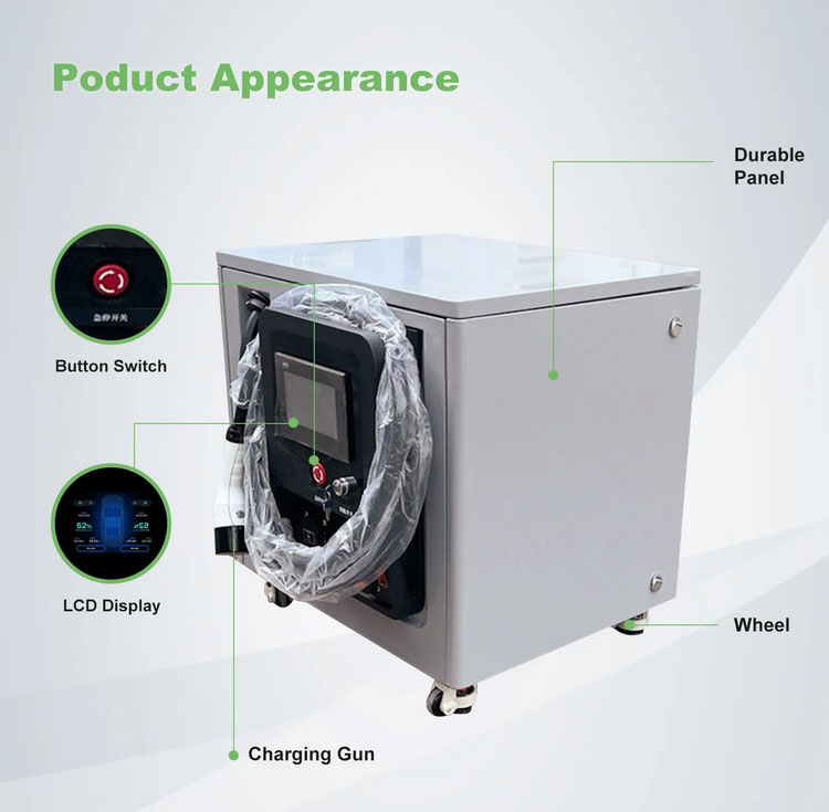 BAITU 20KW単相ポータブルDC電気自動車充電器Lif - Portable Ev Charger のレビューと価格
