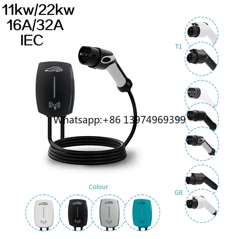 11kW、22kW、16A、32A、IEC規格対応の壁掛け式 - Wallbox Ev のレビューと価格