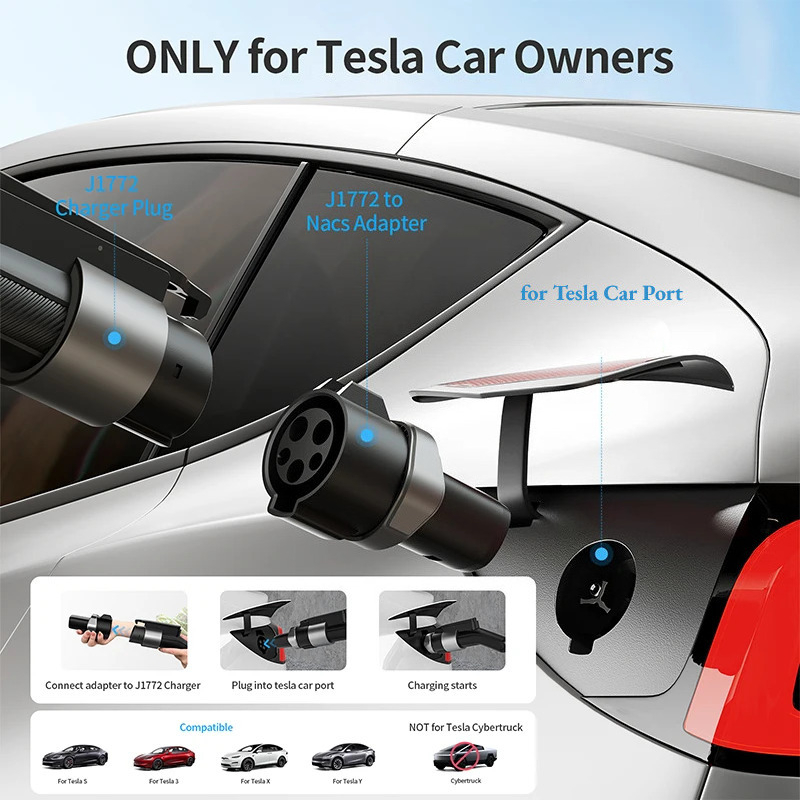QIAO 80A タイプ1 - テスラEV充電器用アダプター - Ev Charger Adapter のレビューと価格